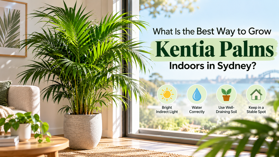 What Is the Best Way to Grow Kentia Palms Indoors in Sydney?