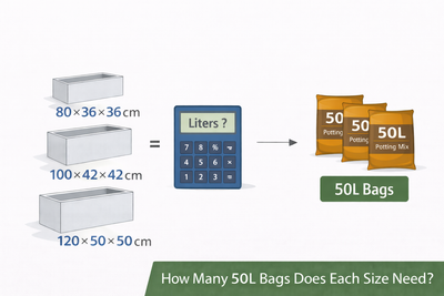 A Simple Way to Estimate Potting Mix (Using 50L Bags)