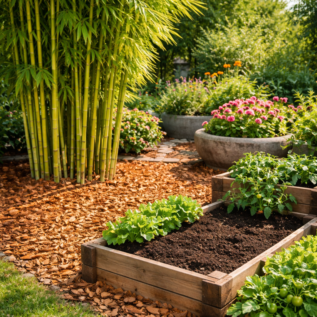 Mulch + Potting Mix: The Fastest Way to Keep Bamboo Happy Through Summer