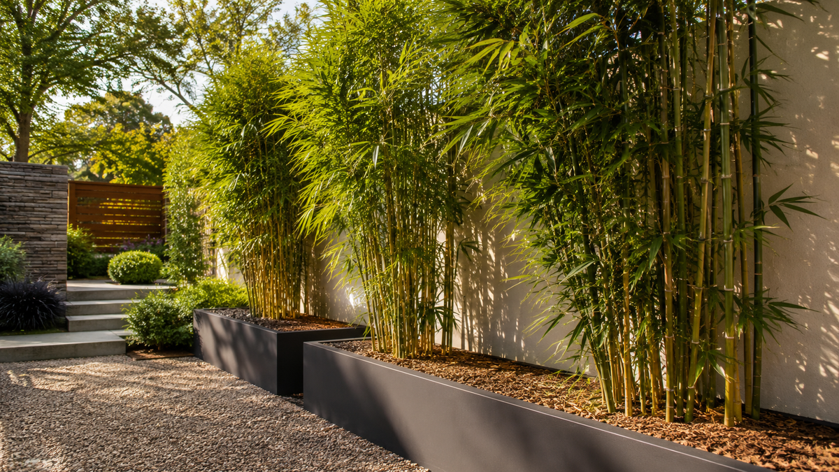 Mulching Around Planter Boxes and Troughs: How to Keep Pots Cooler and Wetter