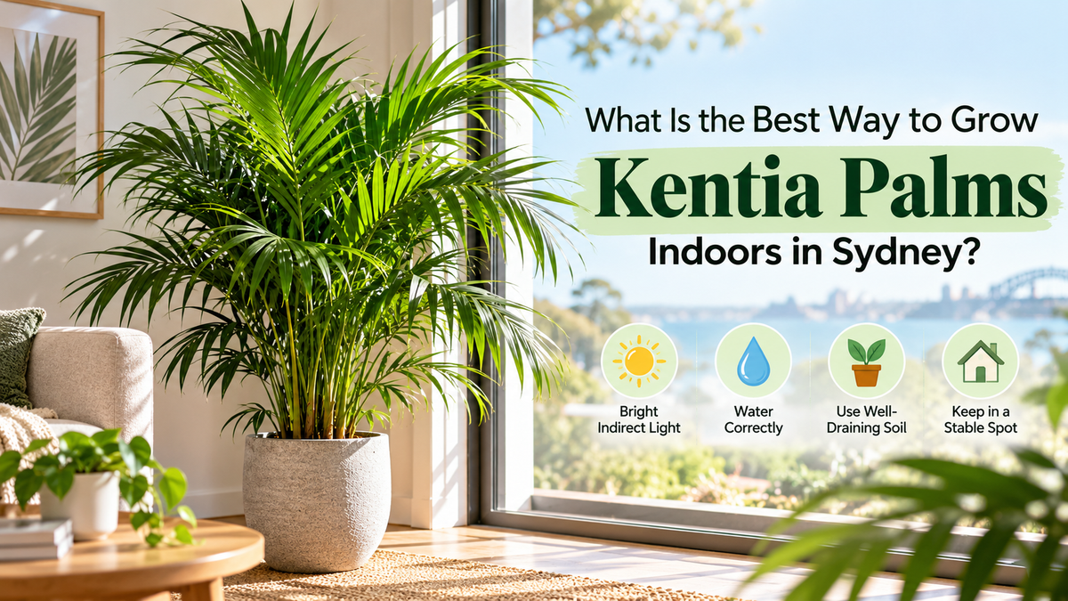 What Is the Best Way to Grow Kentia Palms Indoors in Sydney?