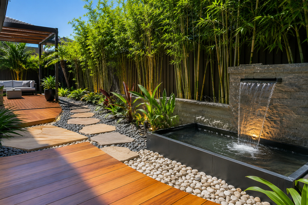 Bamboo & Pebbles Landscaping Ideas: How to Create a Zen or Tropical Garden in Leppington Style