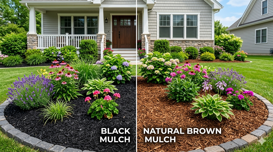 Black Mulch vs Natural Mulch: Pros, Cons, Appearance, and Performance