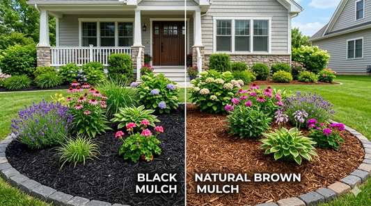 Black Mulch vs Natural Mulch: Pros, Cons, Appearance, and Performance