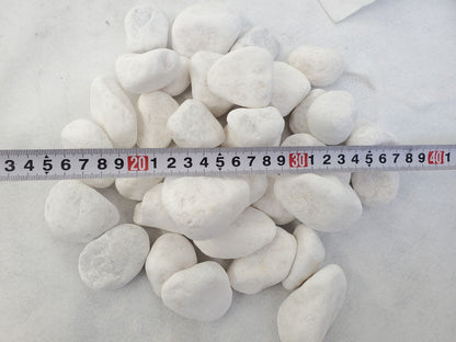 Natural Snow White Pebbles