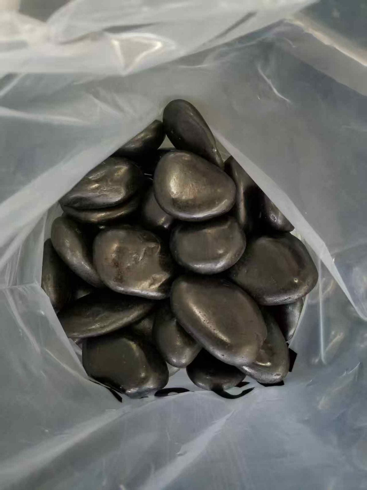 Polished Black Pebbles