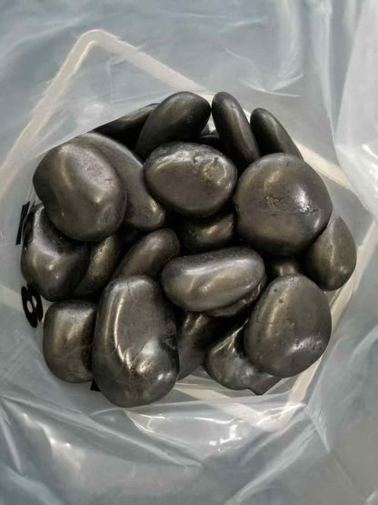 Polished Black Pebbles