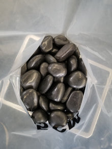 Polished Black Pebbles